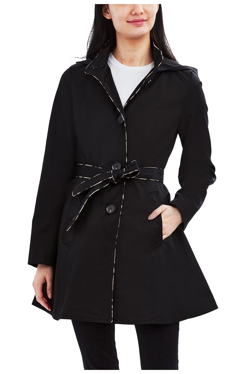 Laundry by Shelli Segal Tie Waist Trench Coat, Main, color,