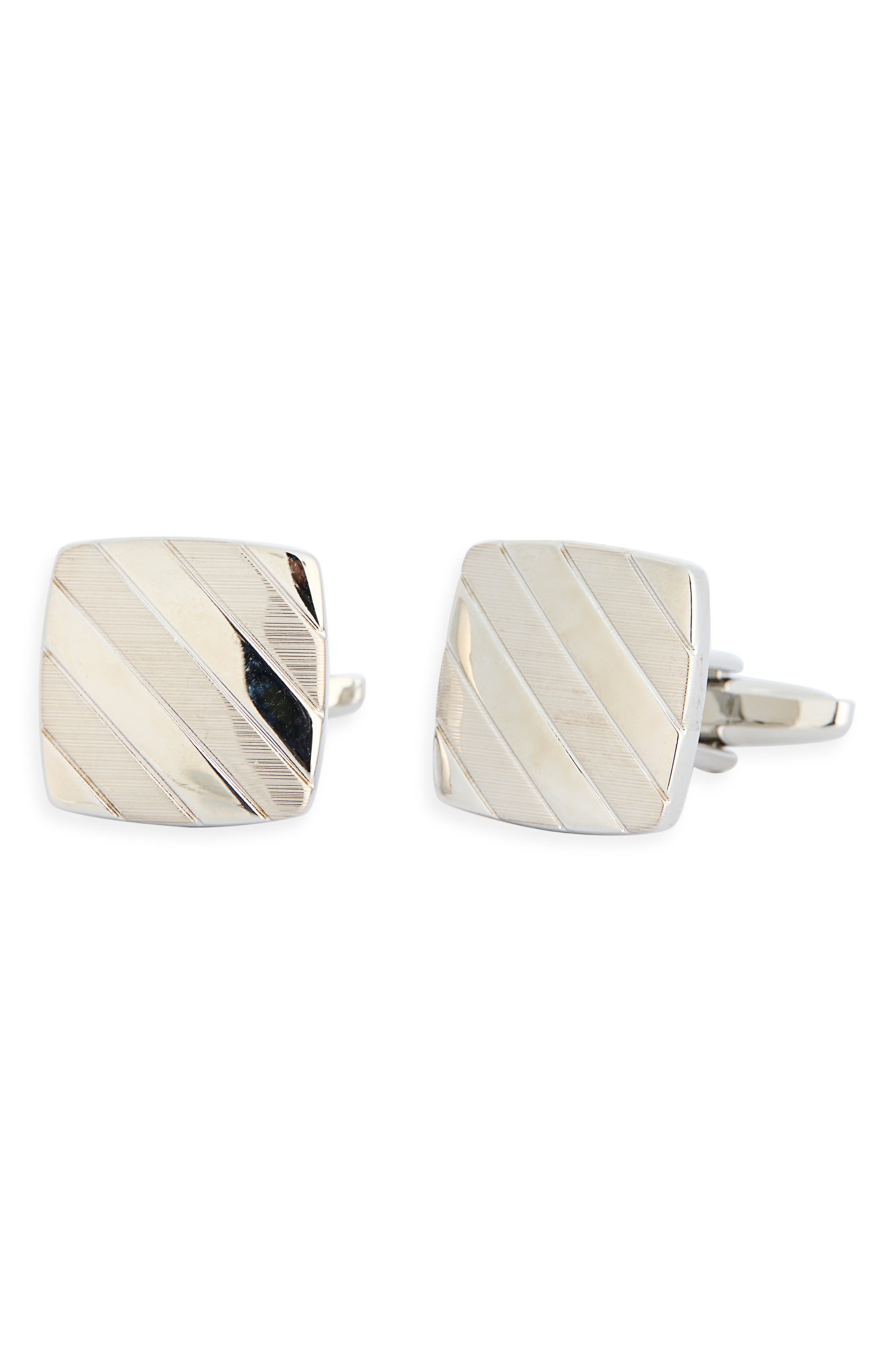 James Michael Brushed & Polished Cuff Links