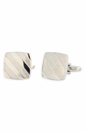 Brushed & Polished Cuff Links