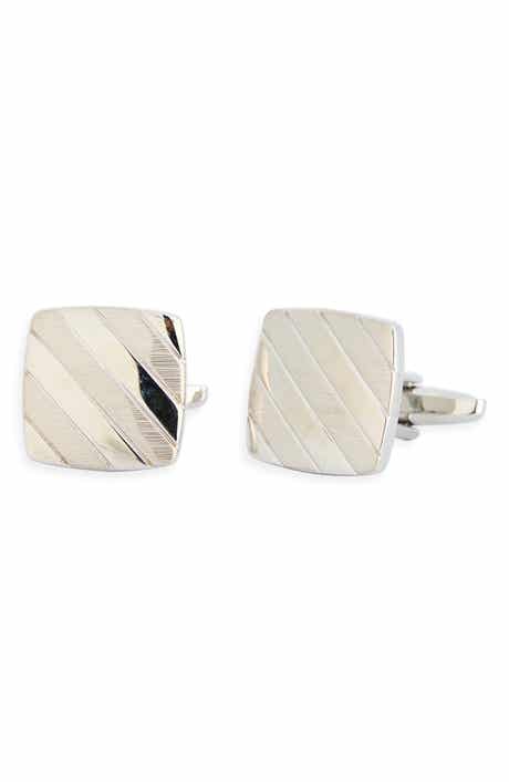 James Michael Brushed & Polished Cuff Links