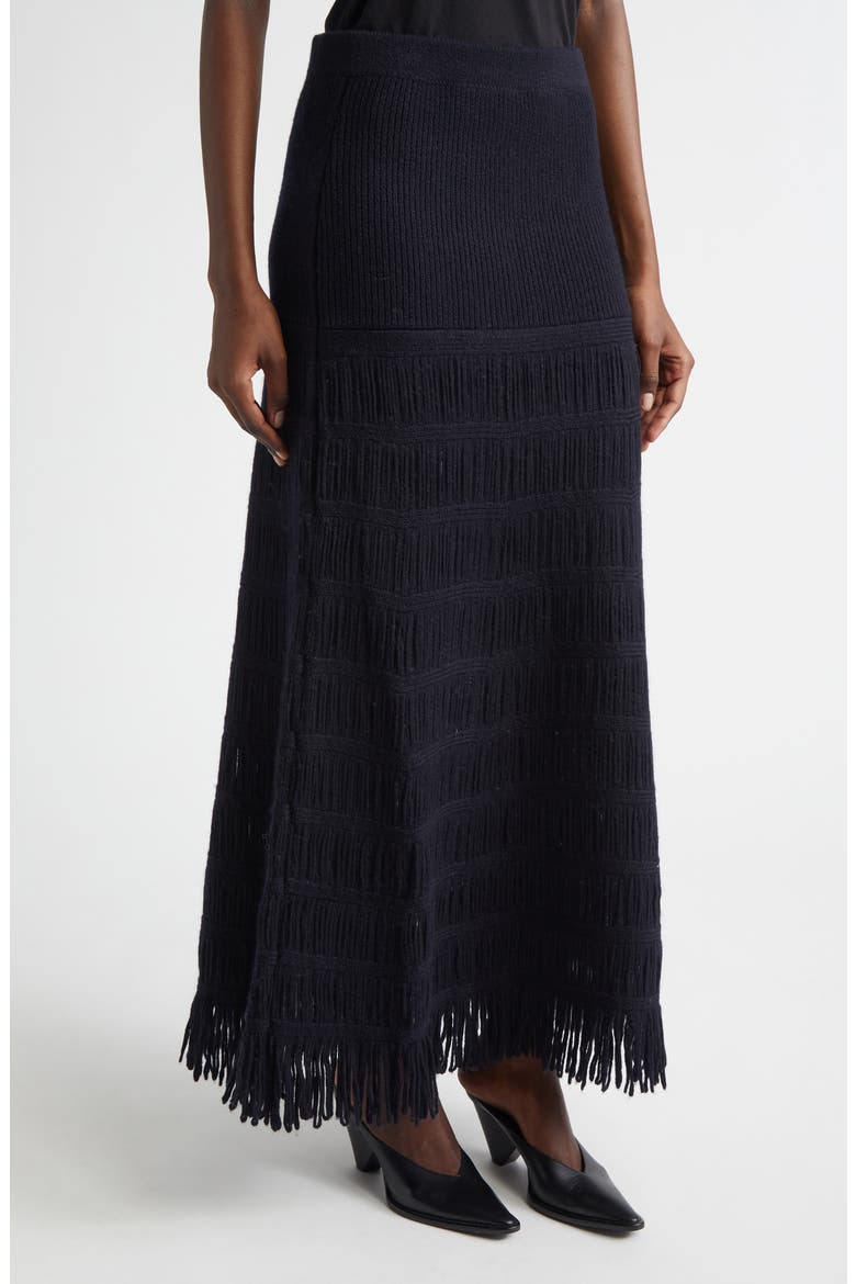 Alba Wool Blend Sweater Skirt, Alternate, color, MIDNIGHT