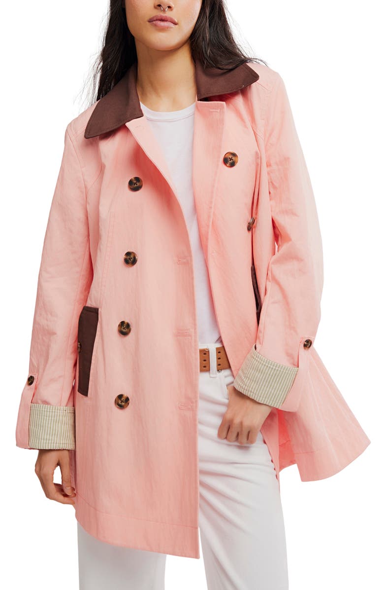 Free People Riley Cotton Canvas Coat, Main, color, 