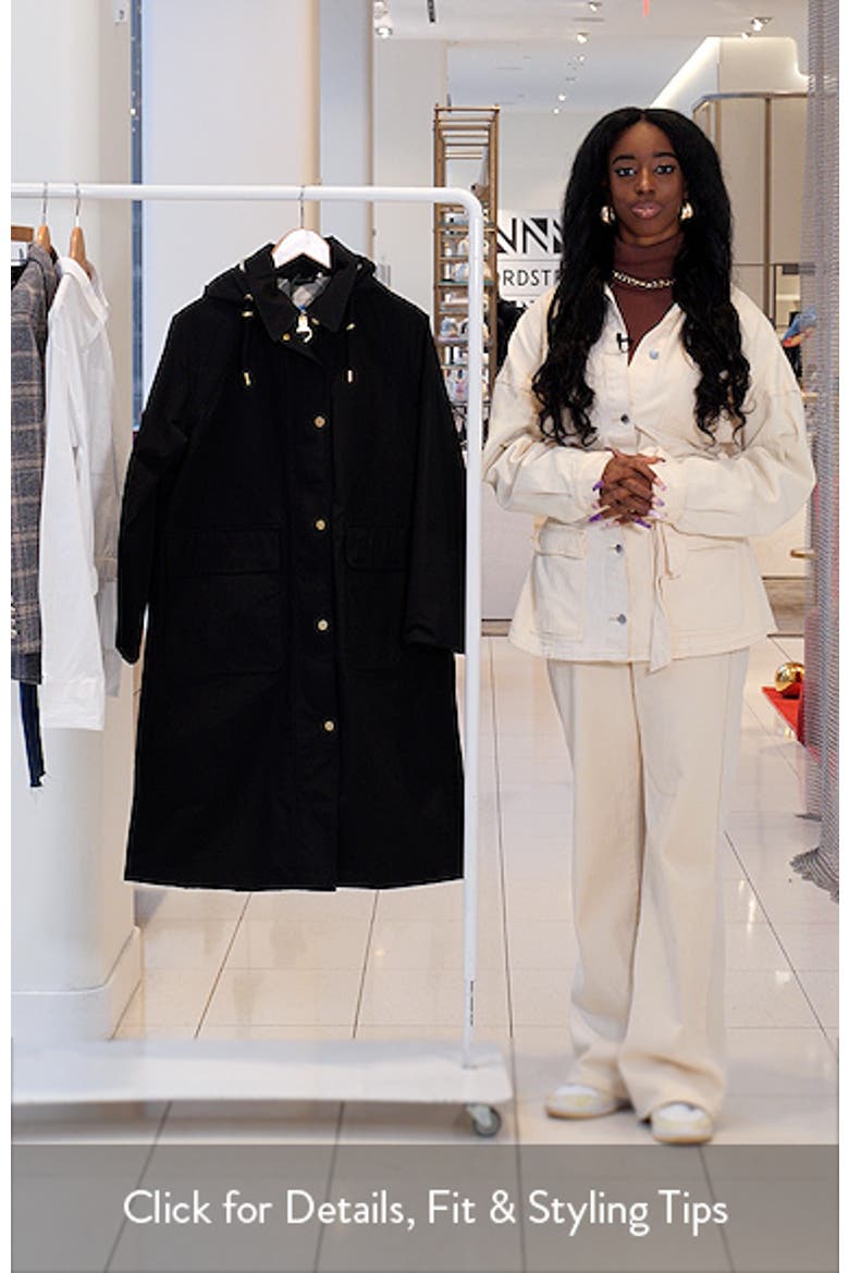Francis Waterproof Insulated Long Coat with Removable Hood (Women
