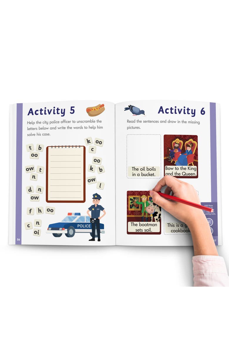 Phase 3 Phonics Workbook, Alternate, color, Multicolored