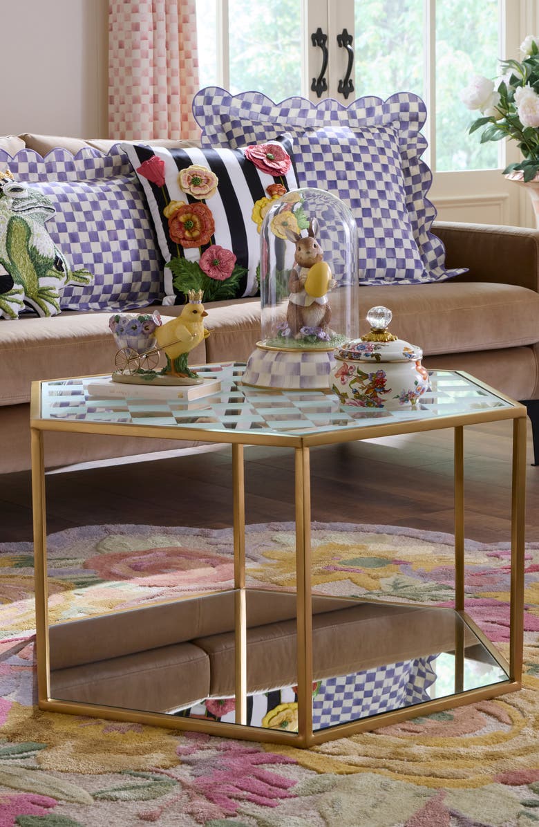 MACKENZIE CHILDS Pansy Party Bunny Cloche, Alternate, color, Purple