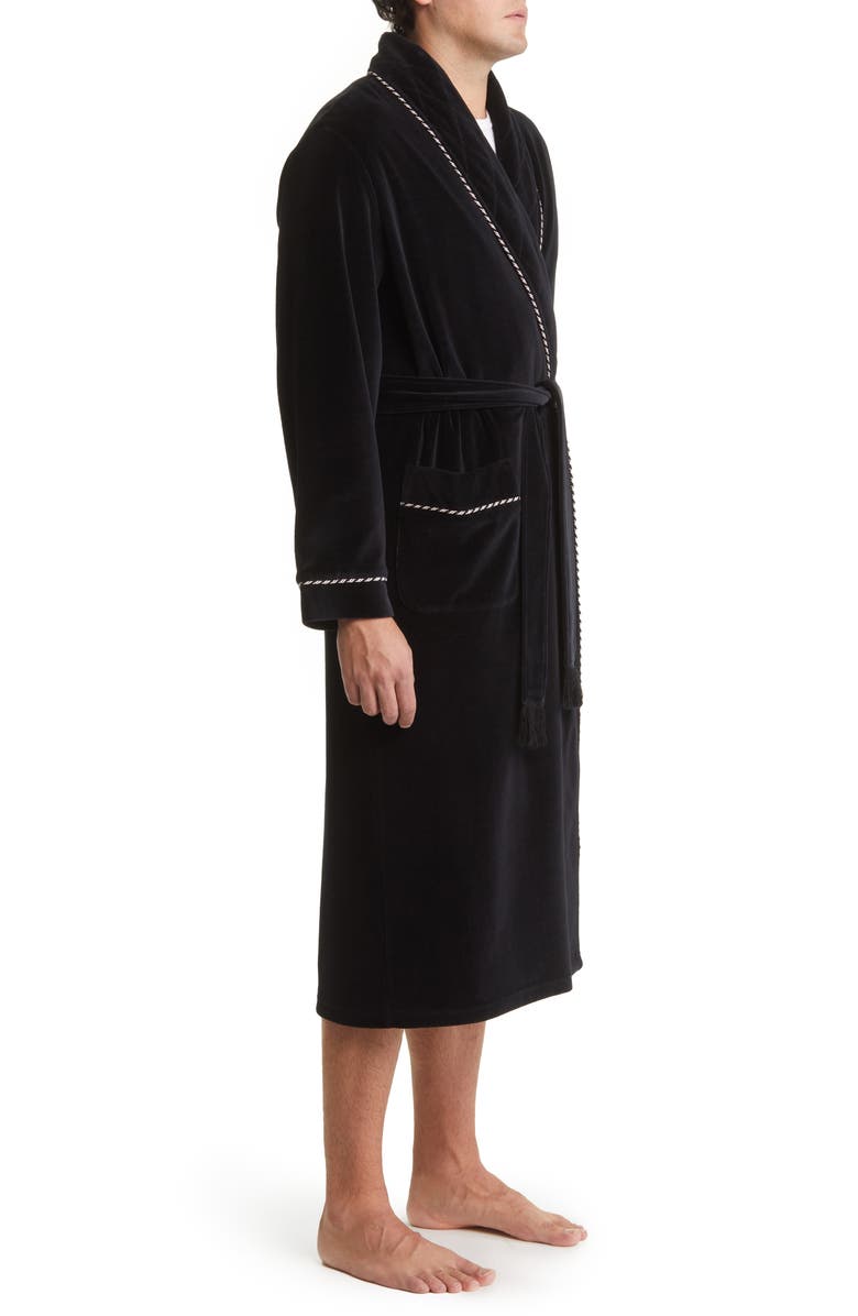 Majestic International Refinery Velour Shawl Collar Robe, Alternate, color,