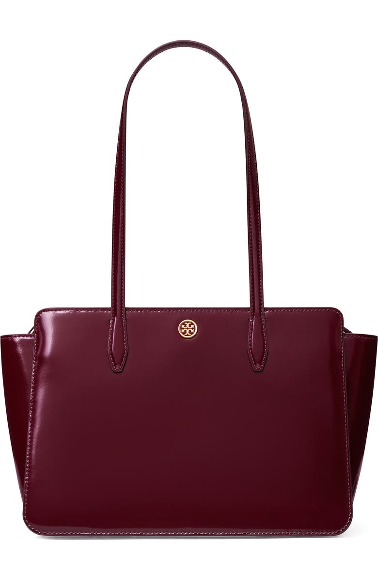 Tory Burch Robinson Small Spazzolato Leather Tote, Main, color,