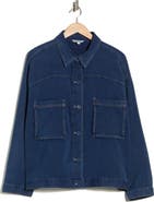 MAX STUDIO Long Sleeve Denim Jacket