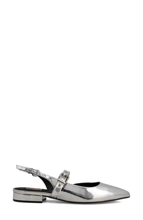 Mia Aree Pointed Toe Flat In Gray