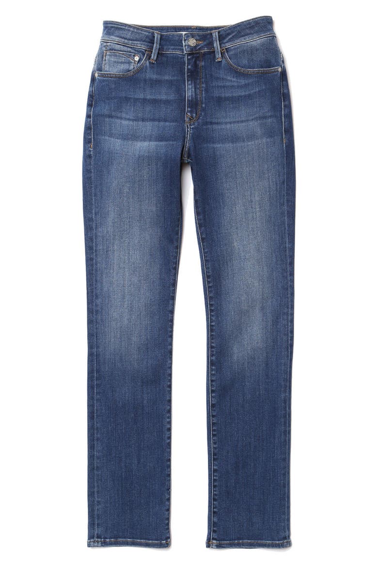 Kendra Straight Leg Jeans, Alternate, color, INDIGO SUPERSOFT