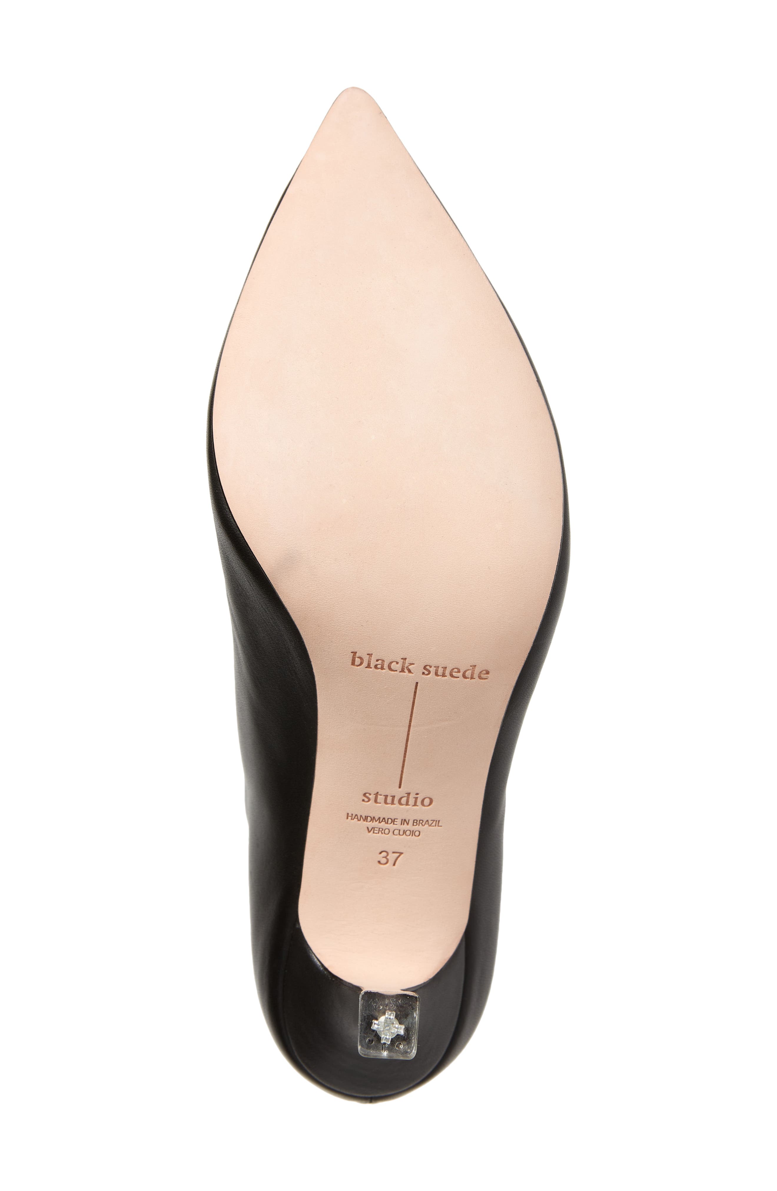 BLACK SUEDE STUDIO Jennifer Pointy Toe Bootie, Alternate, color, 