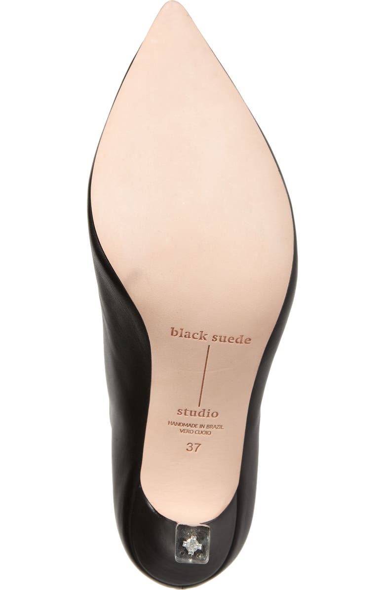 BLACK SUEDE STUDIO Jennifer Pointy Toe Bootie, Alternate, color,