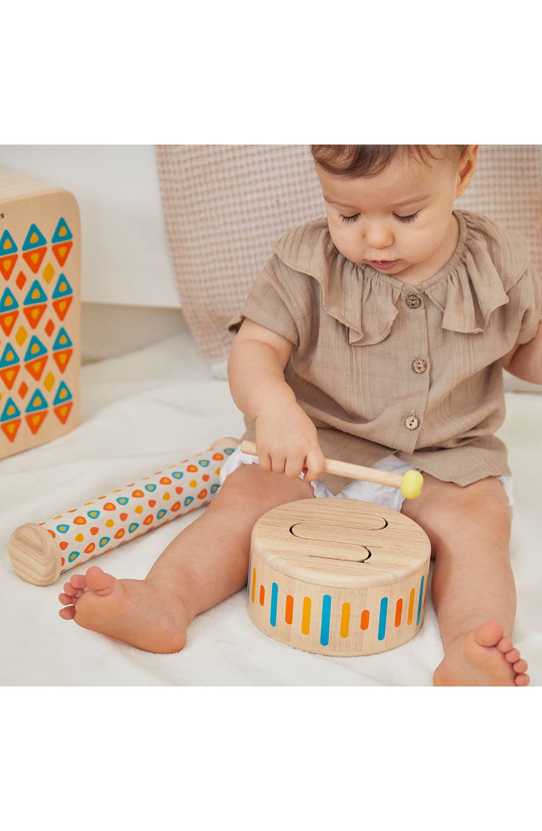 PlanToys<sup>®</sup> Solid Drum II Toy, Alternate, color, 