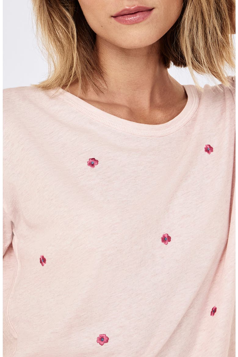 Jada Posy Organic Cotton Pajamas, Alternate, color, PETAL PINK