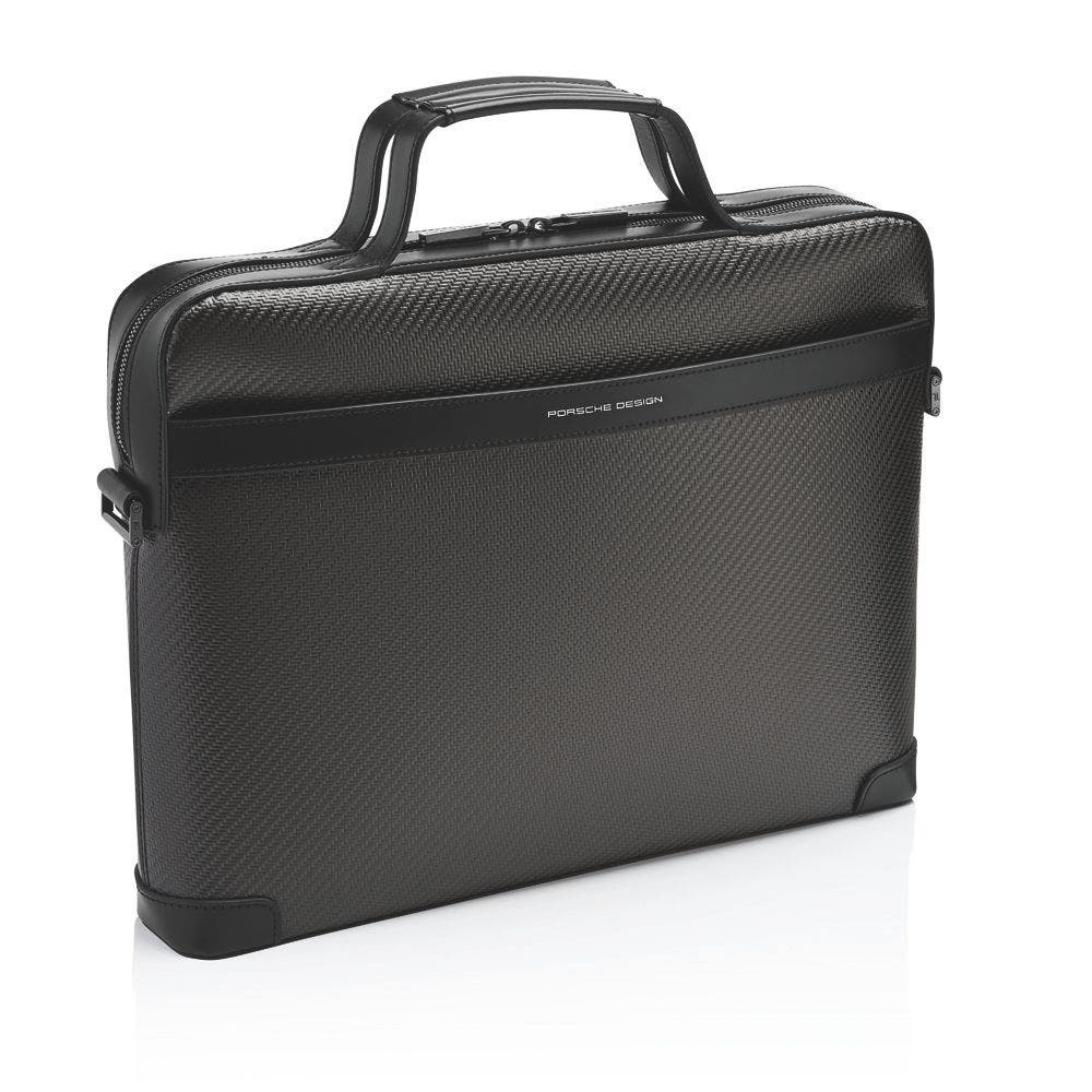 Porsche Design by Bric's Carbon Briefcase M, Main, color, 