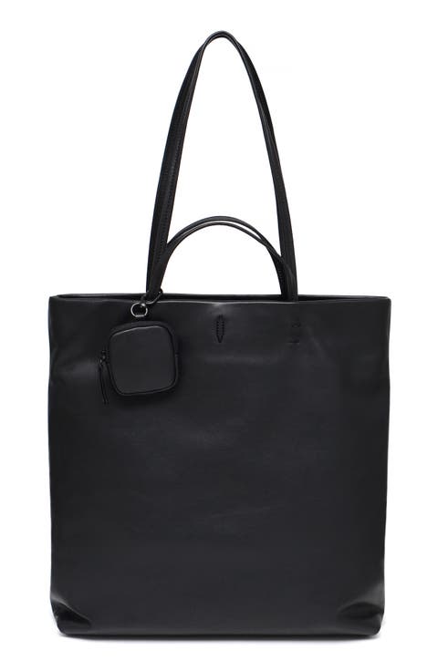 Liz Nappa Leather Tote Bag