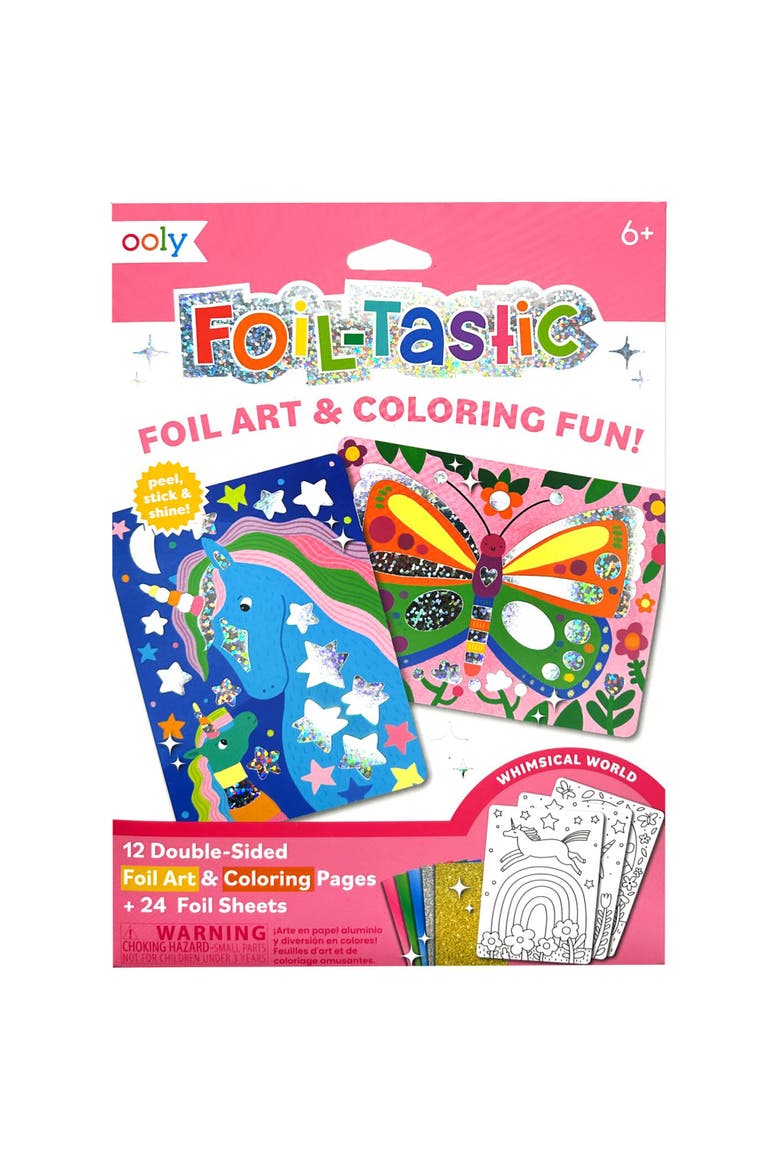 Foiltastic Foil Art and Coloring Set, Diy Craft, Main, color, Multicolored