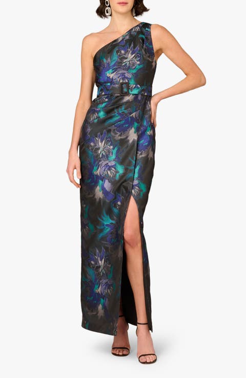 Aidan Mattox☆華やかゴールドビーズ装飾カクテルドレス Aidan Mattox Designer Dresses by Adrianna Papell