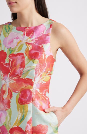 Ren Floral Jacquard Minidress