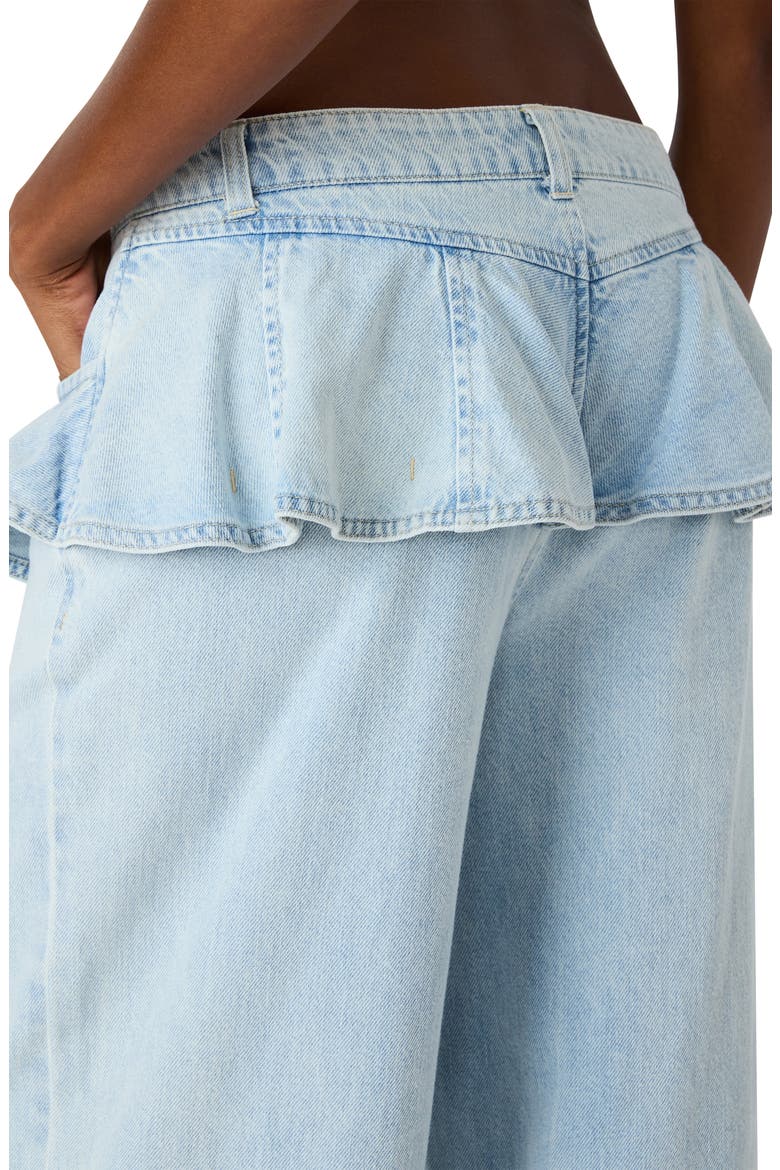 Chlo Flounce Detail Jeans, Alternate, color, SULPHUR SPRING