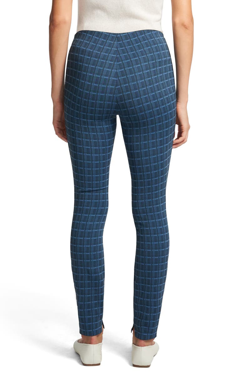Theory Grid Scuba Leggings, Alternate, color, 