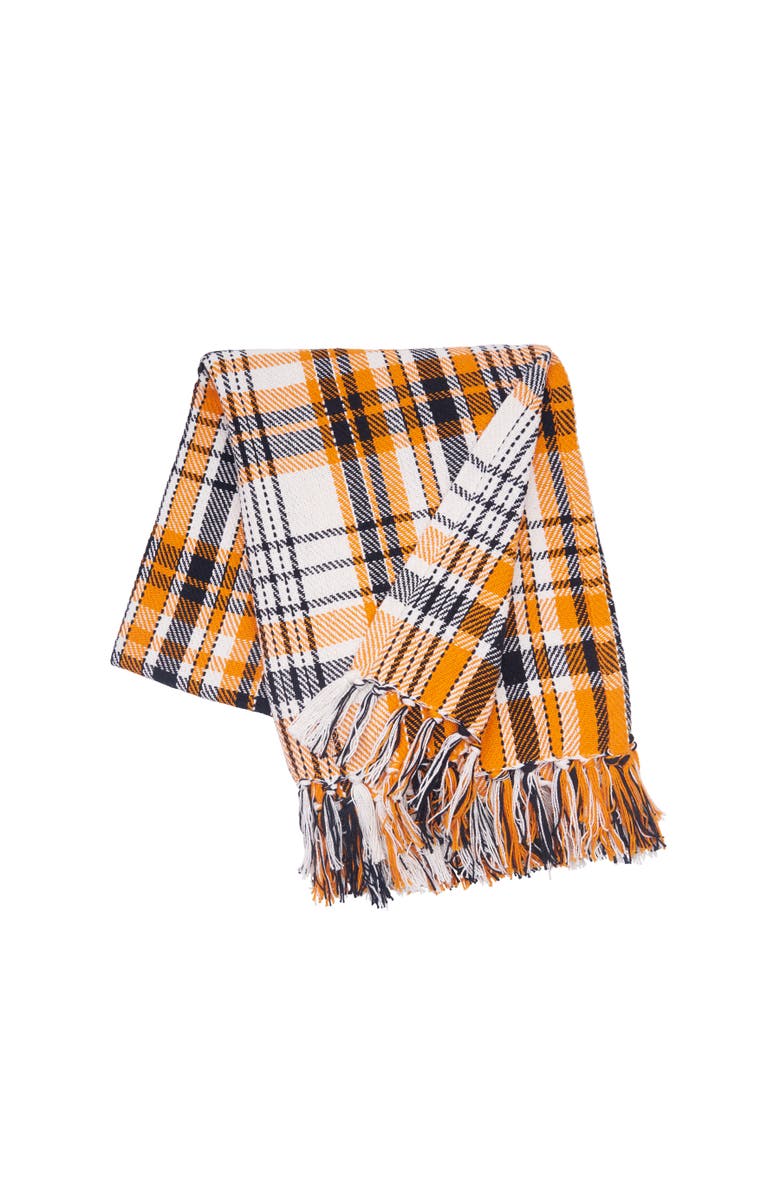 C&F Home Fall Plaid Throws, Main, color, Black