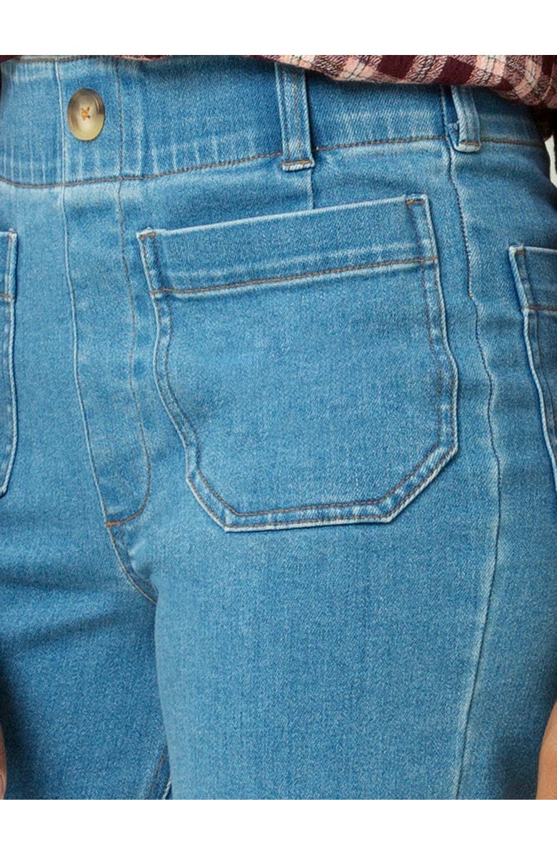 Single Stitch High Waist Crop Jean, Alternate, color, Sky Blue