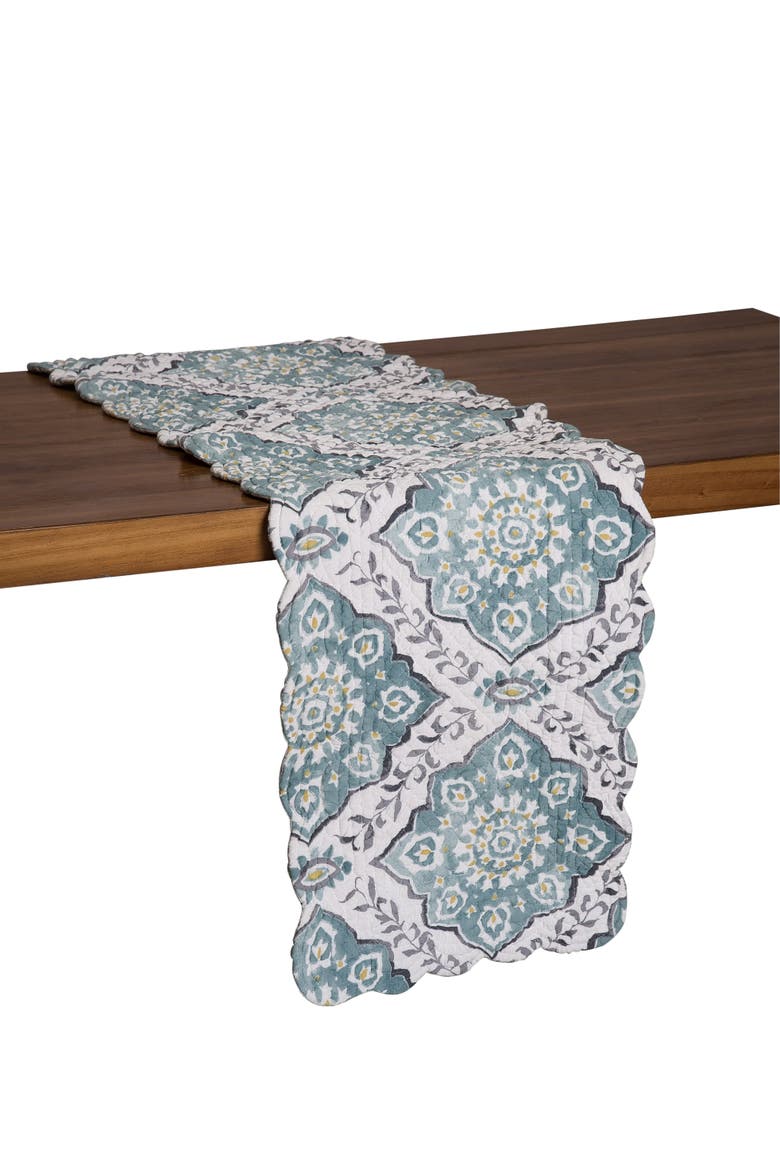 Harlan Table Runner 14" x 51", Alternate, color, Blue