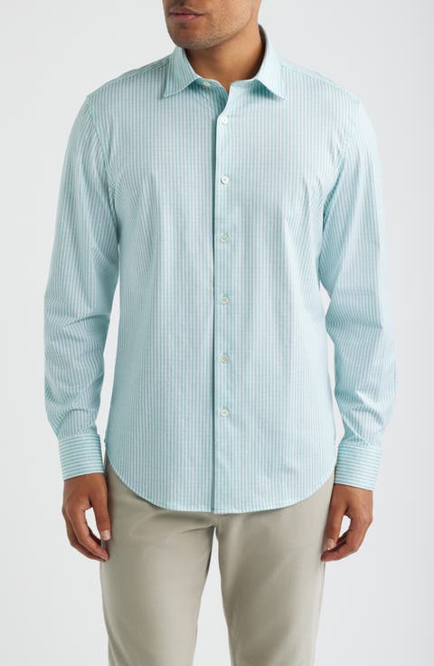 Jimmy OoohCotton® Stripe Button-Up Shirt