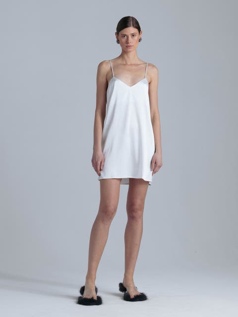 Patricia Silk Slip Mini Dress