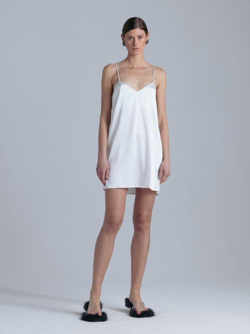 Alas Patricia Silk Slip Mini Dress In Multi