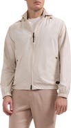 Bugatchi Water Repellent Packable Jacket with Removable Hood