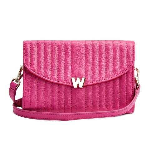 WOLF Mimi Crossbody Bag with Wristlet in Pink at Nordstrom