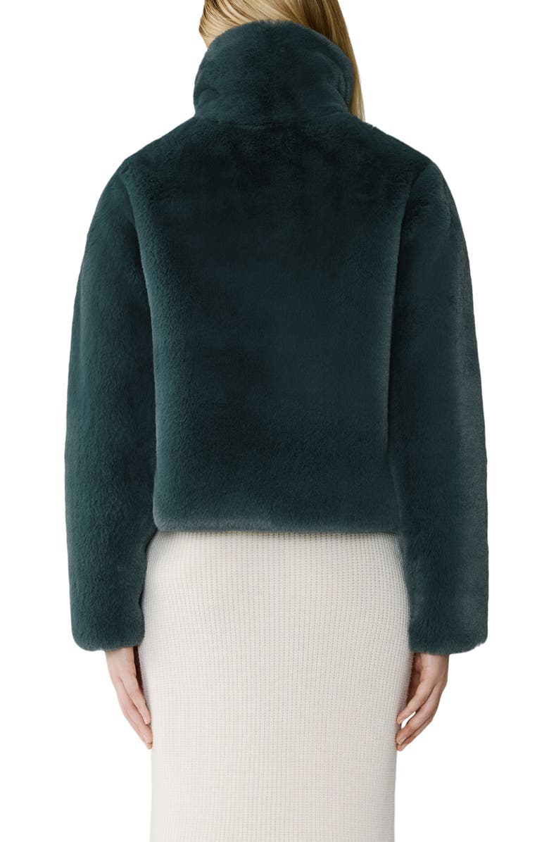 Soia & Kyo Kendell Scarf Faux Fur Jacket, Alternate, color, Midnight Forest