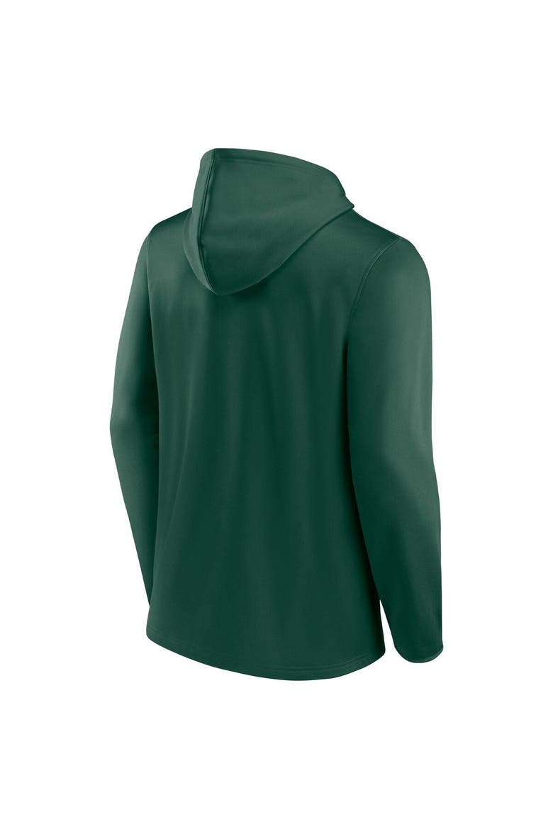 Men's Fanatics Branded Green/Gold Green Bay Packers Ball Carrier Full-Zip Hoodie, Alternate, color, Green