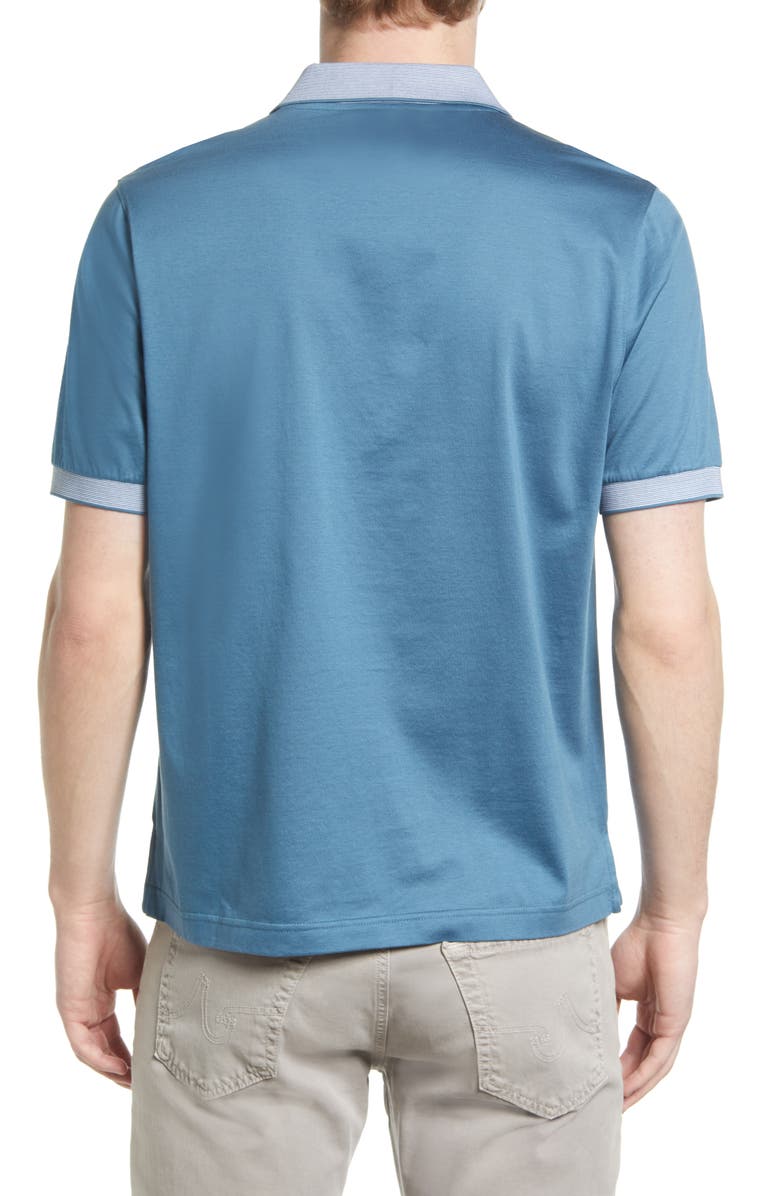 Scott Barber Men's Mercerized Cotton Polo Shirt, Alternate, color, 