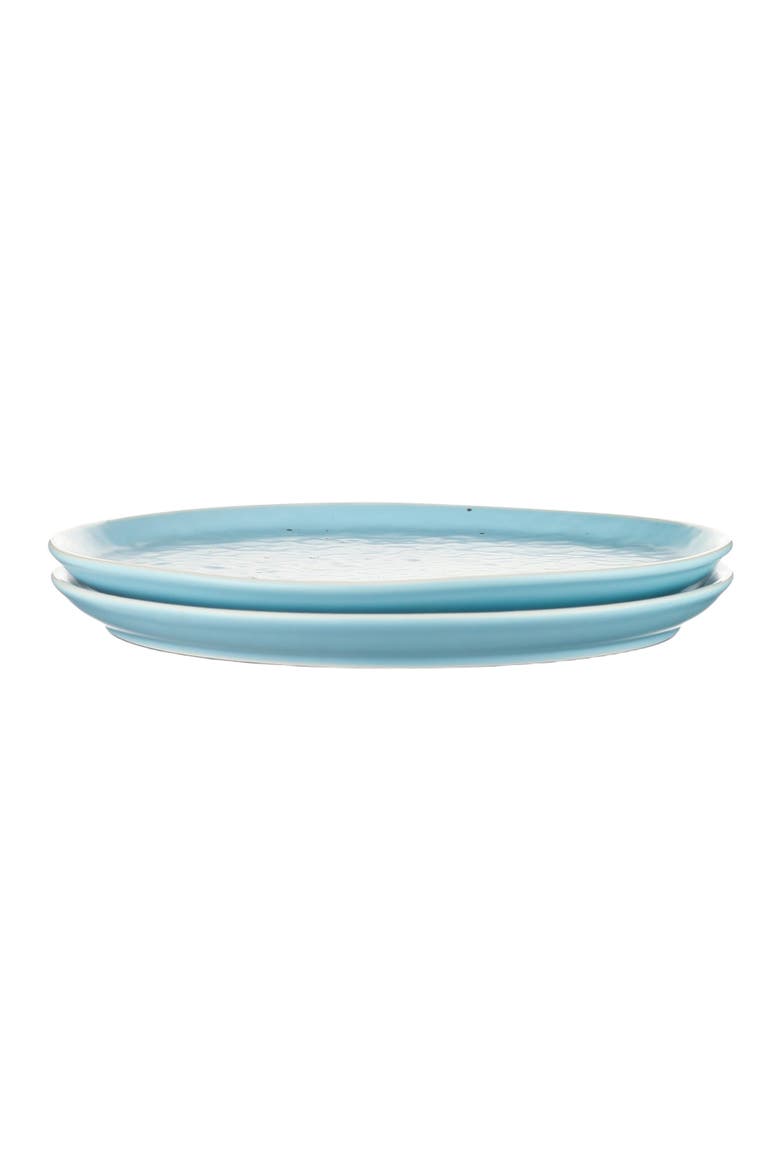 Elena Stoneware 4-Piece Dinner Plate Set, Alternate, color, Blue