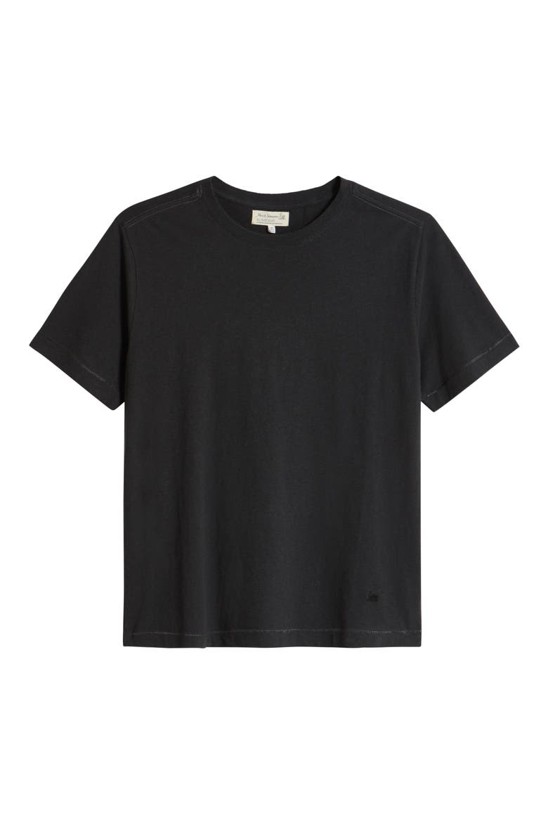 Organic Cotton & Hemp T-Shirt, Alternate, color, CHARCOAL