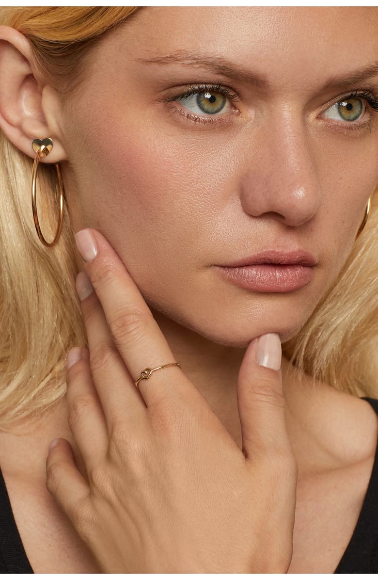 Oradina 14K Yellow Gold Heart of Gold Ring, Alternate, color, Yellow Gold