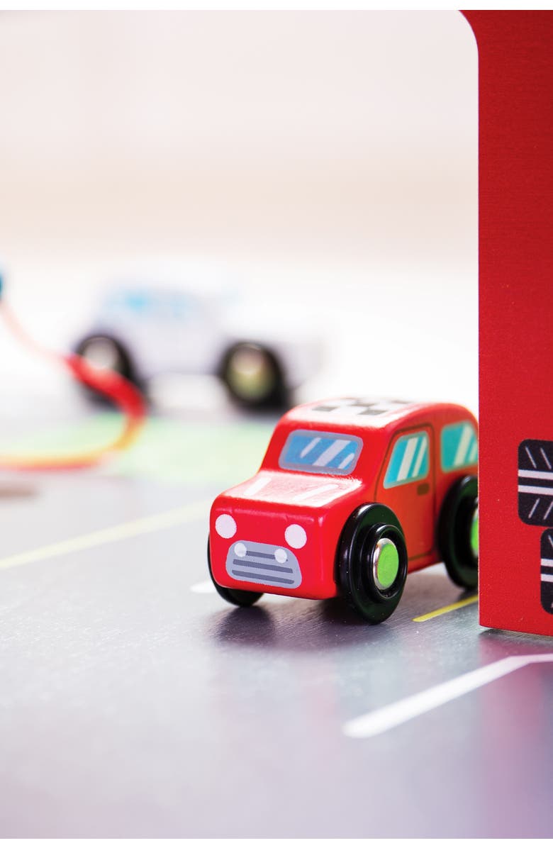 Bigjigs Heritage Playsets Park & Play Garage, Alternate, color, 