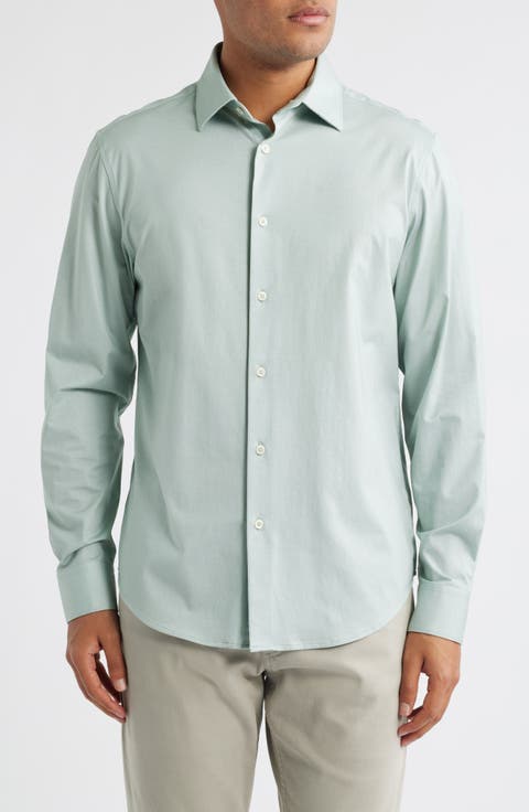 Jimmy OoohCotton® Herringbone Button-Up Shirt