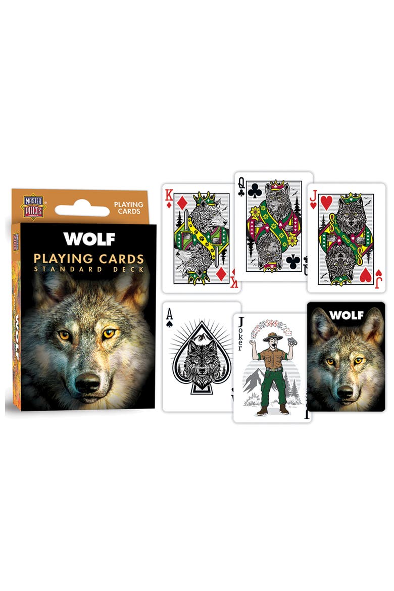 Wolf Playing Cards, Alternate, color, Multicolor