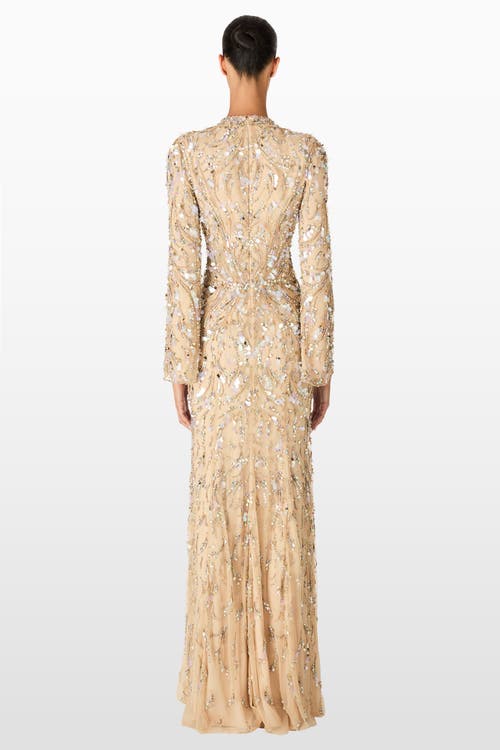 Jenny Packham Kaia Gown In Brown