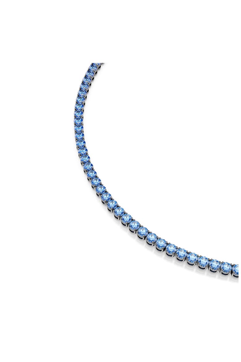 Matrix Tennis Necklace, Alternate, color, BLUE