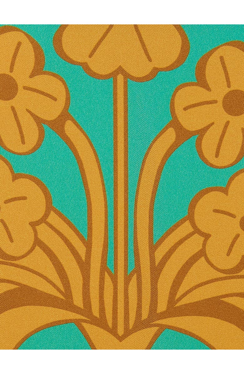 La DoubleJ Swing With Feathers Va-Va Placée Turquoise, Alternate, color, 