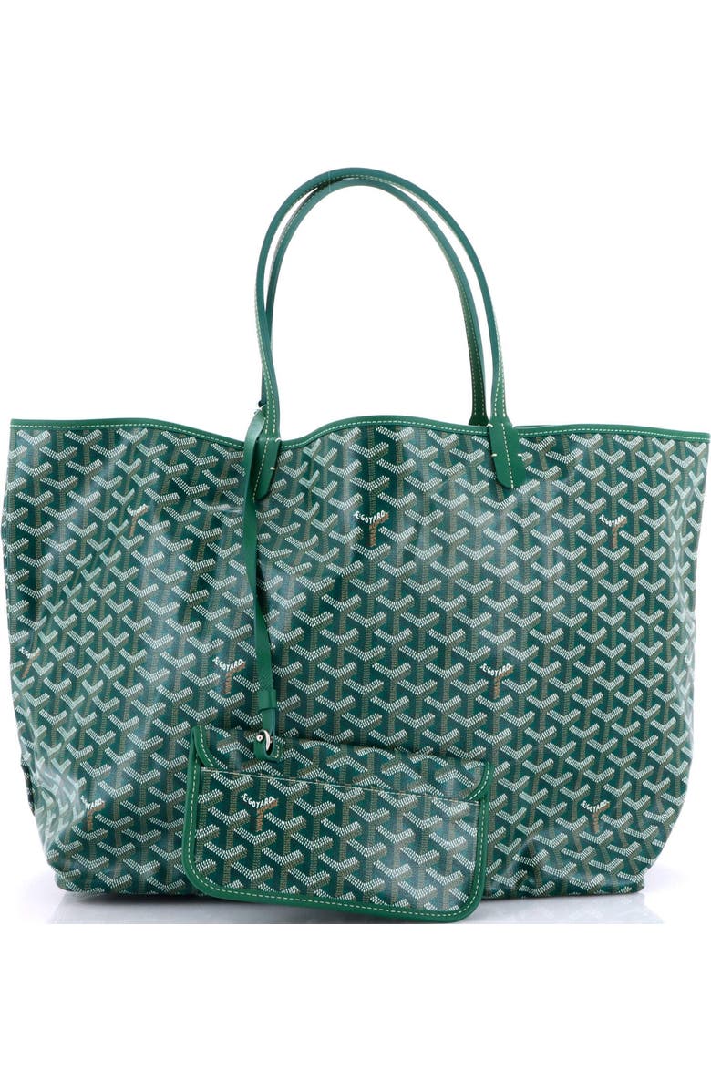 Pre-Owned Goyard Saint Louis Tote Coated Canvas GM, Alternate, color, Green