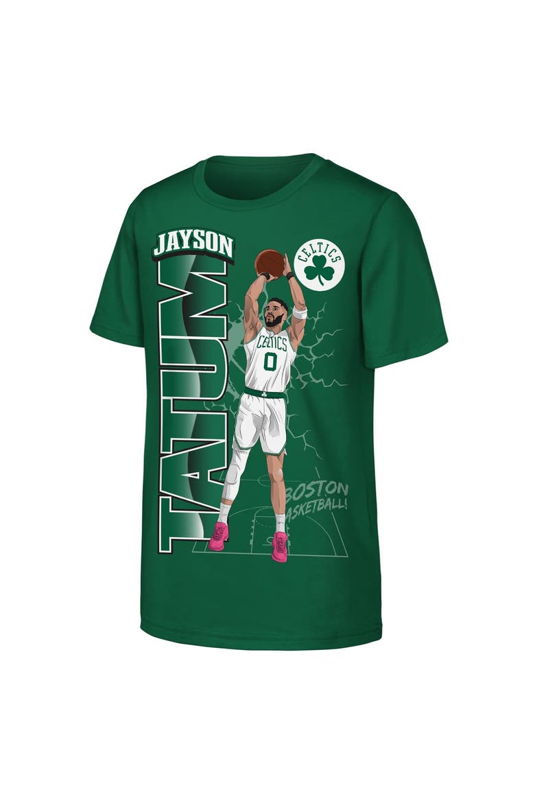 Youth Outerstuff Jayson Tatum Green Boston Celtics Height T-Shirt, Main, color, Green