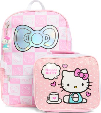 Kids' Hello Kitty Backpack, Lunch Box & Key Chain Set