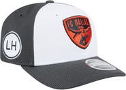 New Era Men's New Era White/Gray FC Dallas 2025 Jersey Hook 9SEVENTY Stretch-Snap Hat