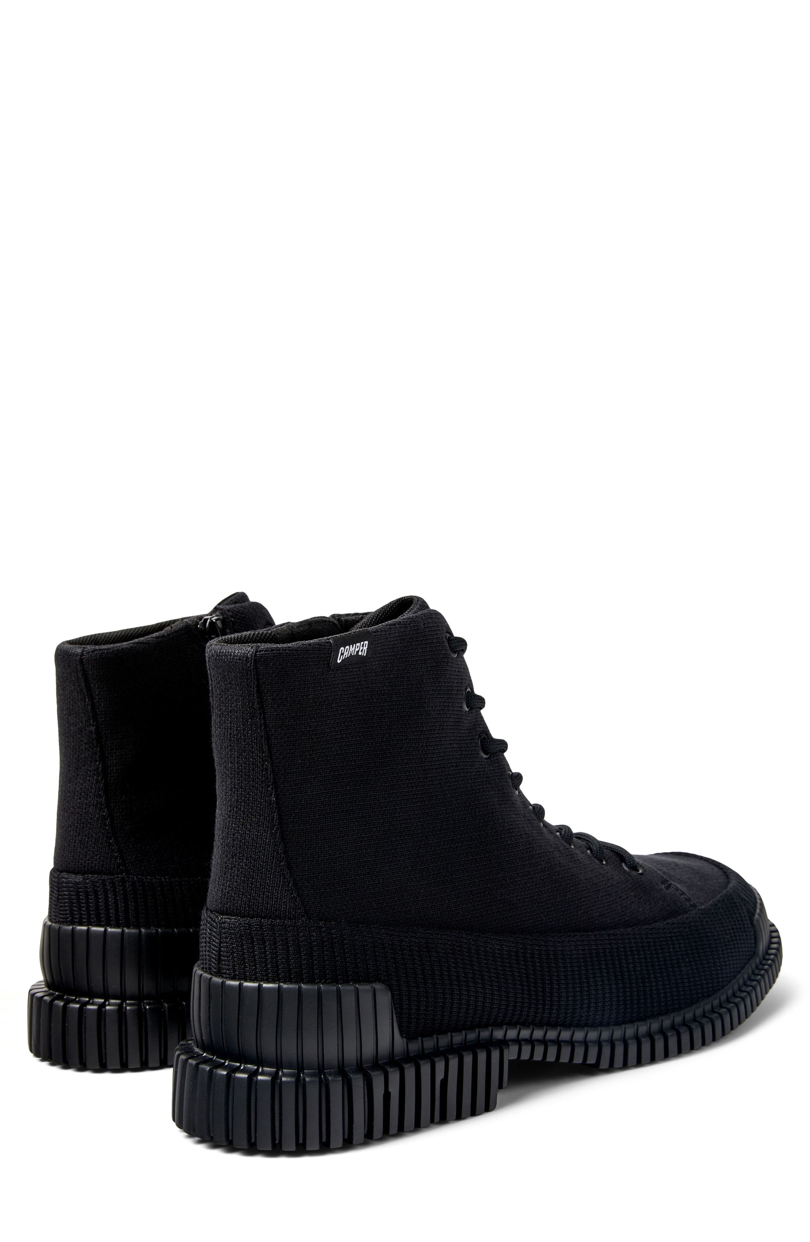 Camper Pix Combat Boot, Alternate, color, Black